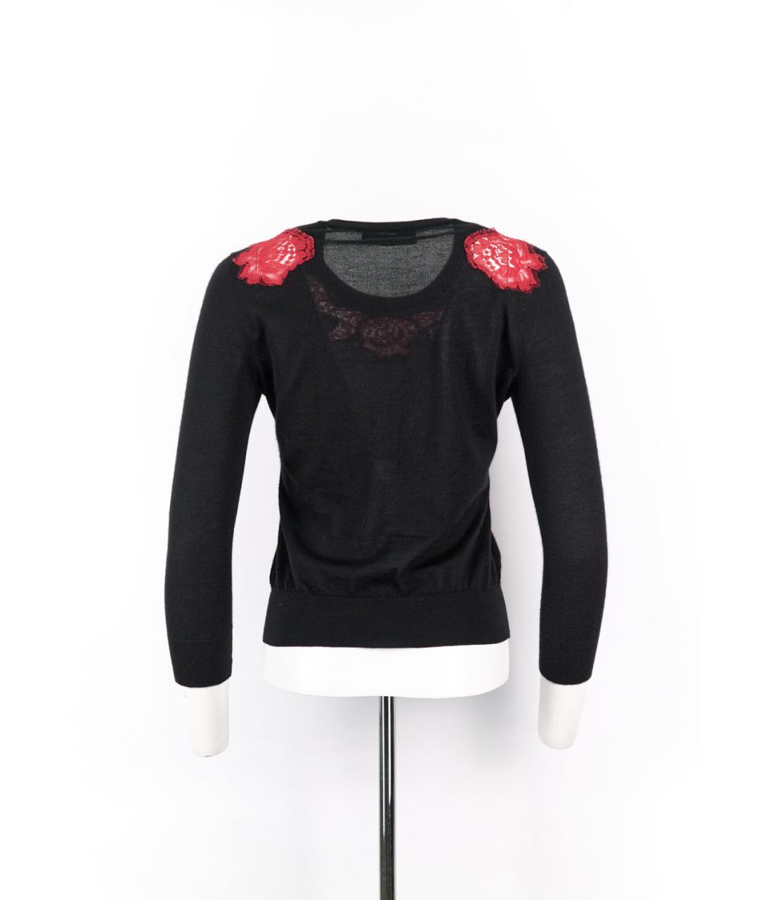 DOLCE&GABBANA Черный кашемировый джемпер / свитер, фото 2