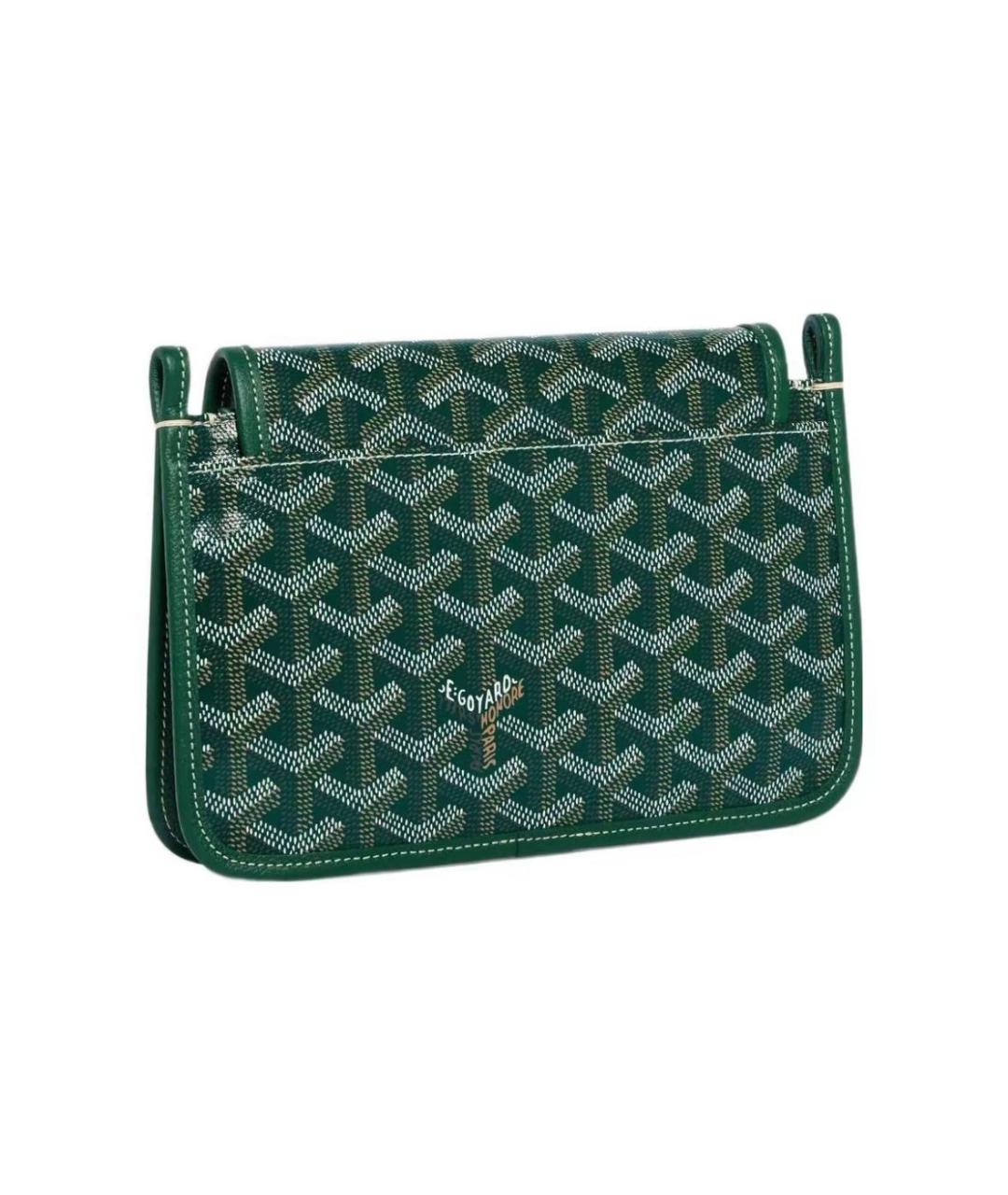 GOYARD Зеленая кожаная сумка через плечо, фото 3