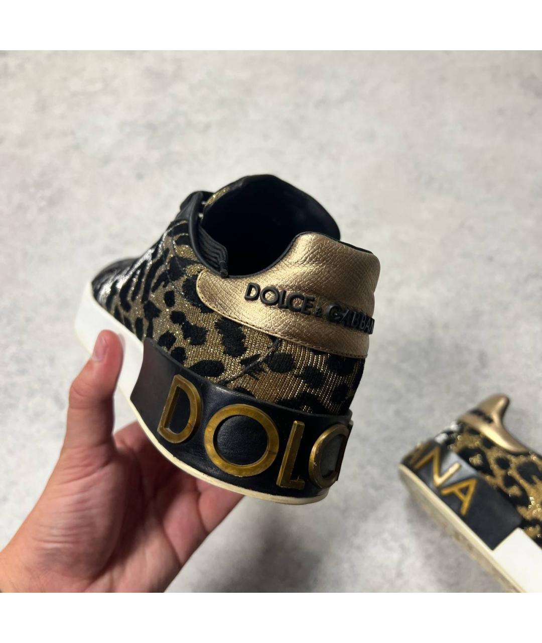 DOLCE&GABBANA Мульти замшевые кеды, фото 3