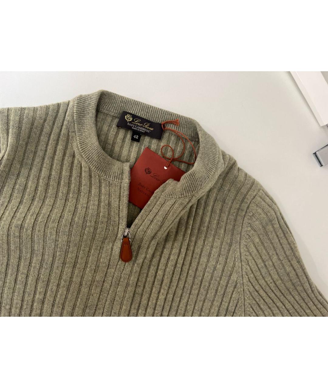 LORO PIANA Хаки кашемировый спортивные костюмы, фото 3