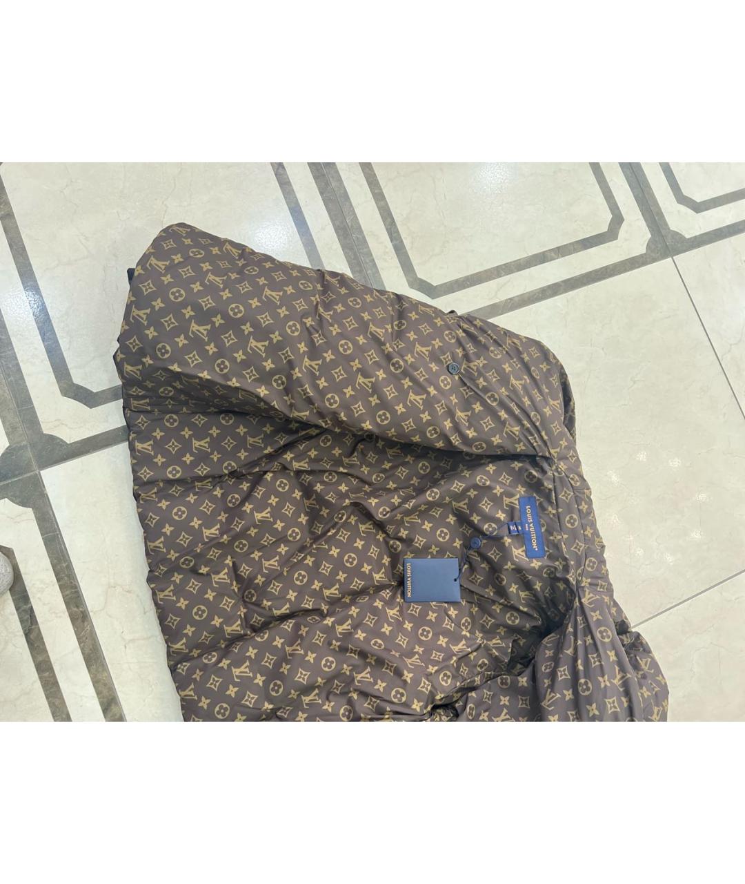 LOUIS VUITTON Черный полиэстеровый пуховик, фото 8