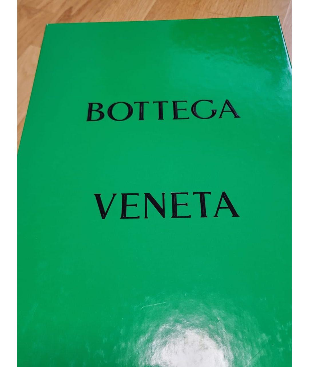BOTTEGA VENETA Черные кожаные мокасины, фото 8