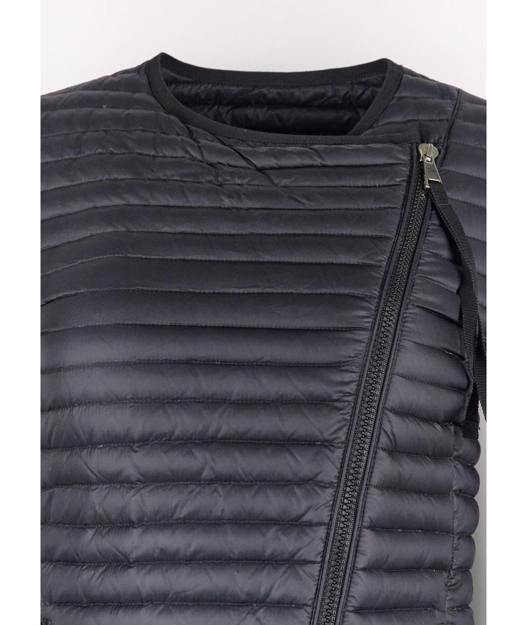 MONCLER Черная полиамидовая куртка, фото 4