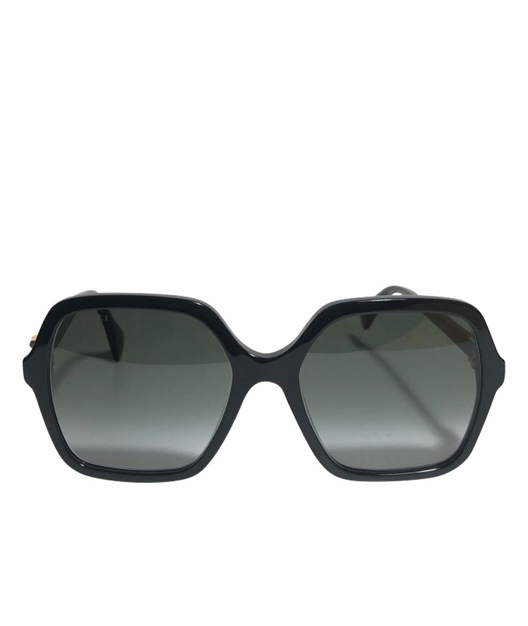 GUCCI Черные пластиковые солнцезащитные очки, фото 1