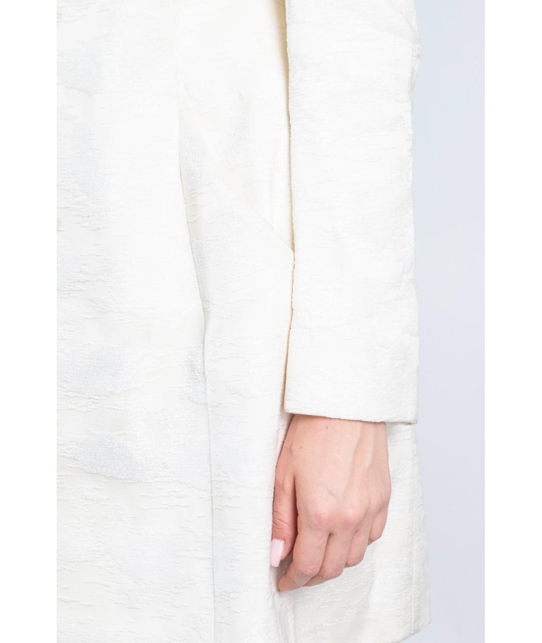 VALENTINO Белое вискозное пальто, фото 4