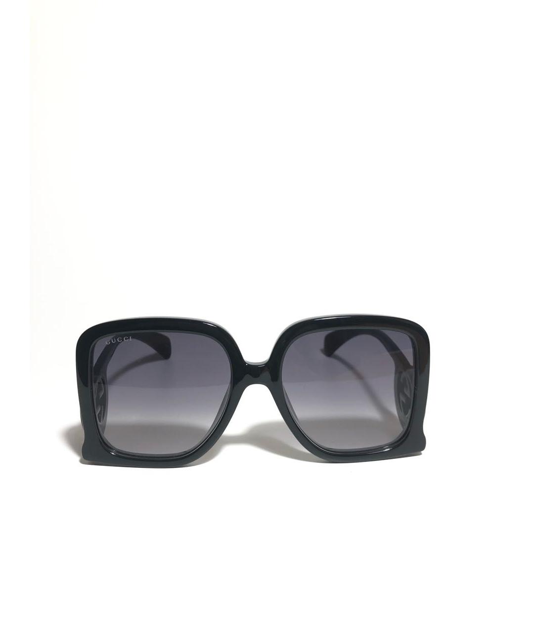 GUCCI Черные пластиковые солнцезащитные очки, фото 6