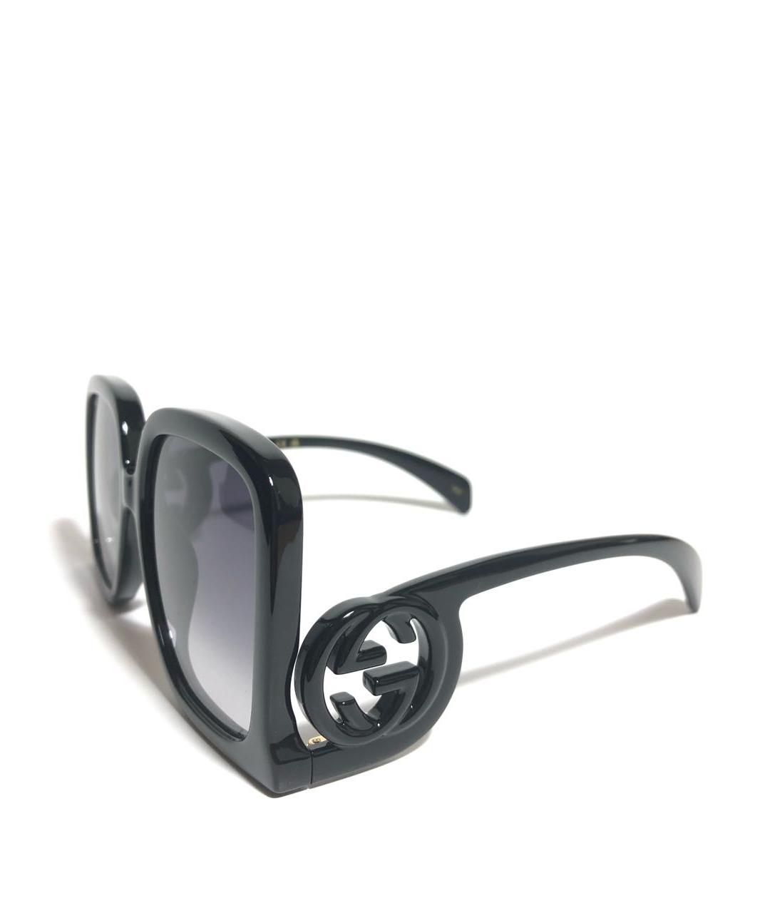 GUCCI Черные пластиковые солнцезащитные очки, фото 3