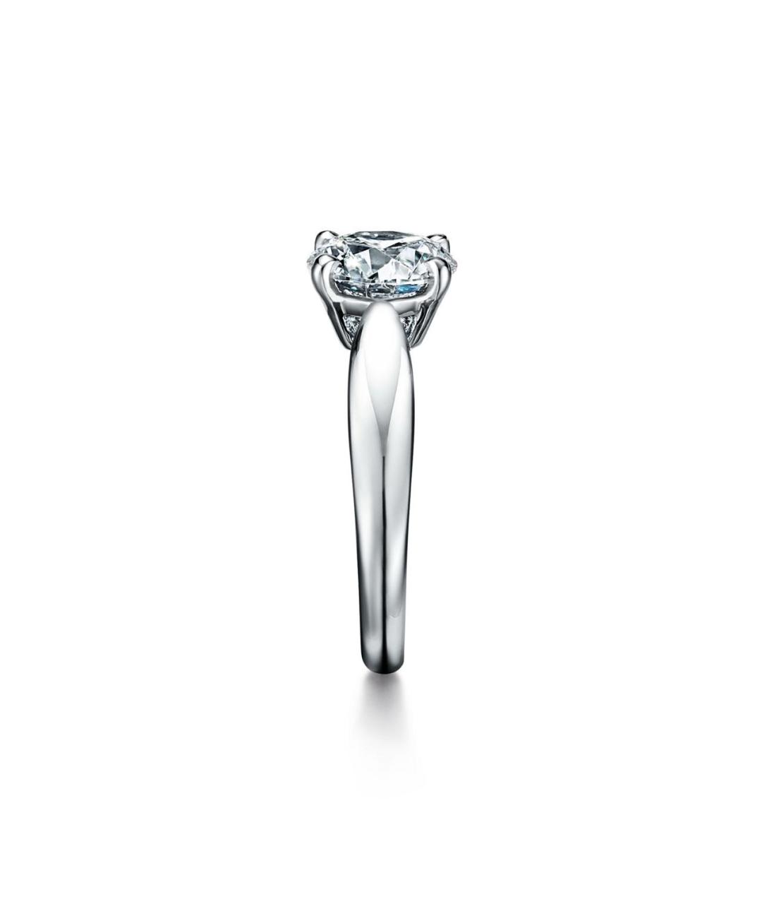 TIFFANY&CO Белое платиновое кольцо, фото 7