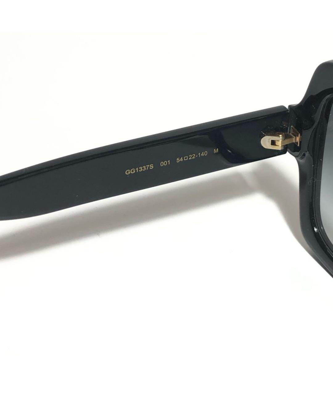 GUCCI Черные пластиковые солнцезащитные очки, фото 4