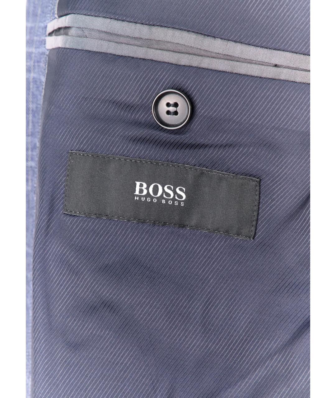 HUGO BOSS Серый шерстяной пиджак, фото 3