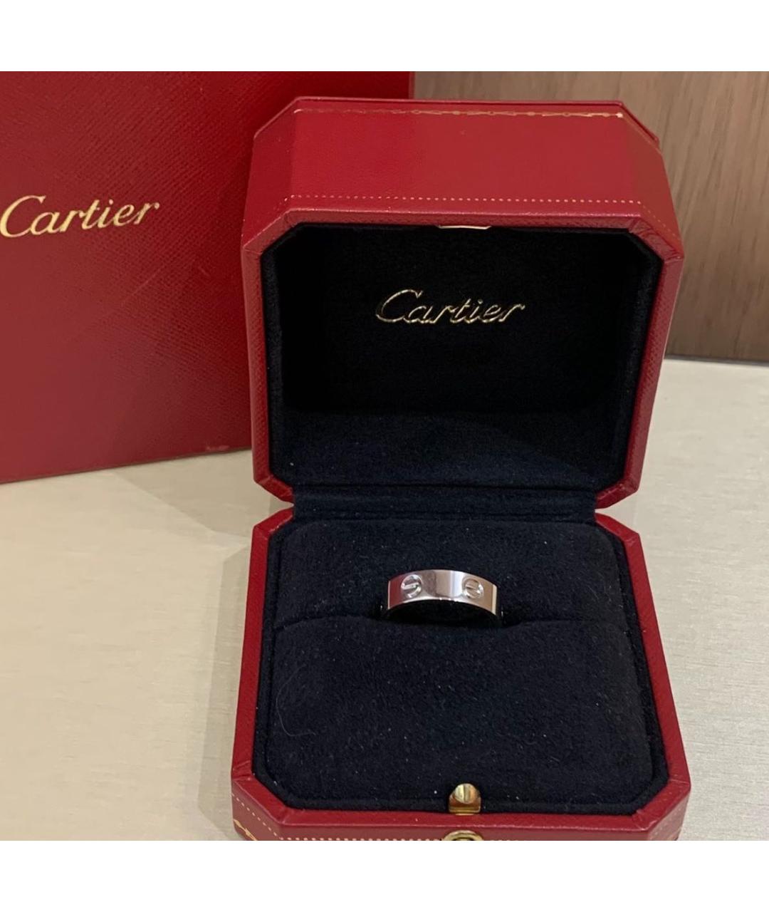 CARTIER Белое кольцо из белого золота, фото 2