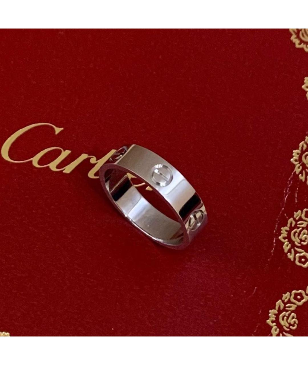 CARTIER Белое кольцо из белого золота, фото 5