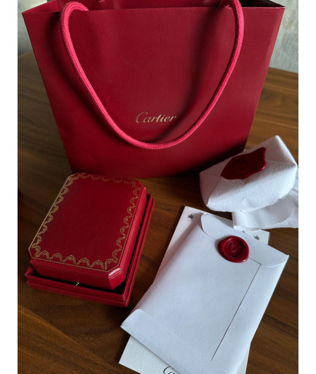 CARTIER Серебряное кольцо из белого золота, фото 6