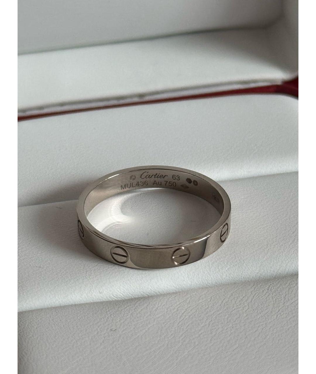CARTIER Серебряное кольцо из белого золота, фото 2
