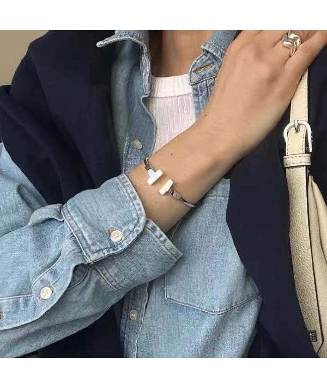 TIFFANY&CO Белый браслет из белого золота, фото 7