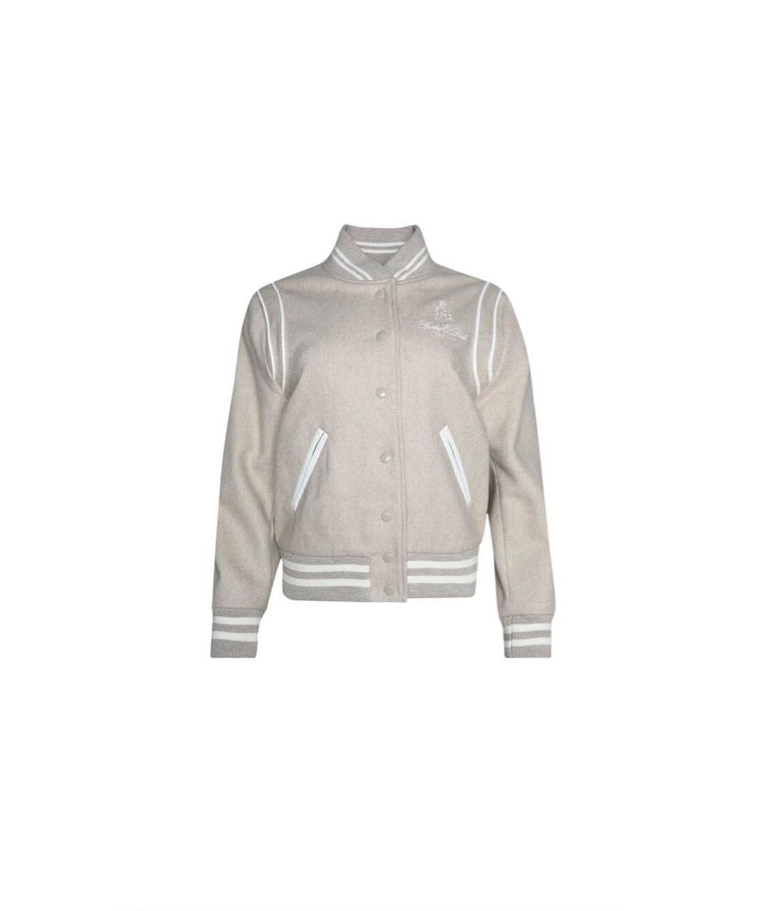 SPORTY AND RICH Бежевая шерстяная куртка, фото 3