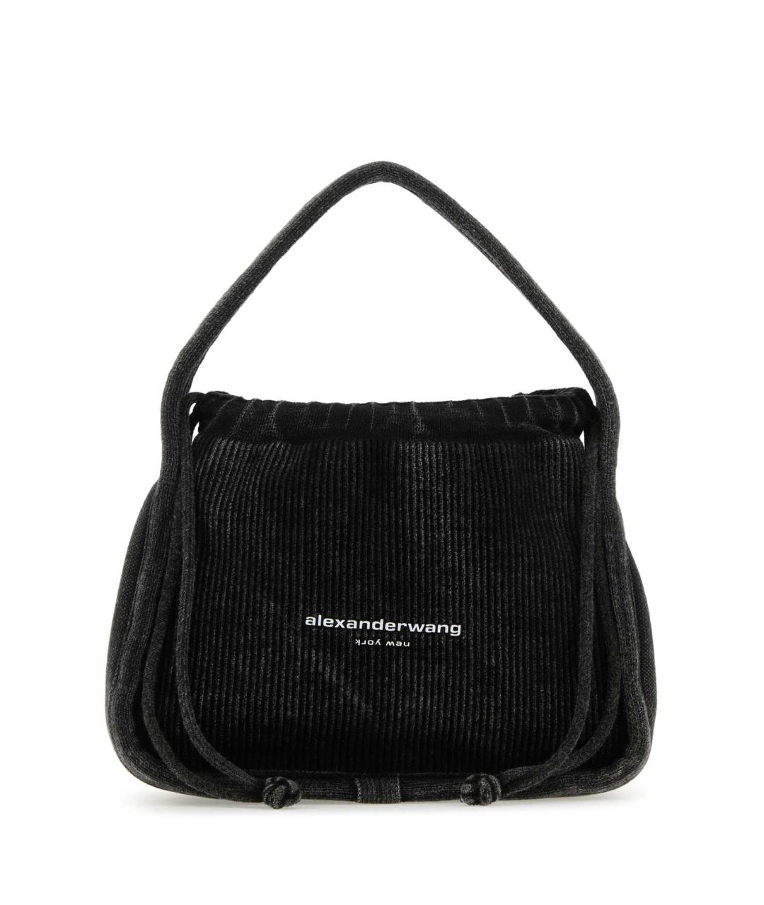 ALEXANDER WANG Серая синтетическая сумка с короткими ручками, фото 1