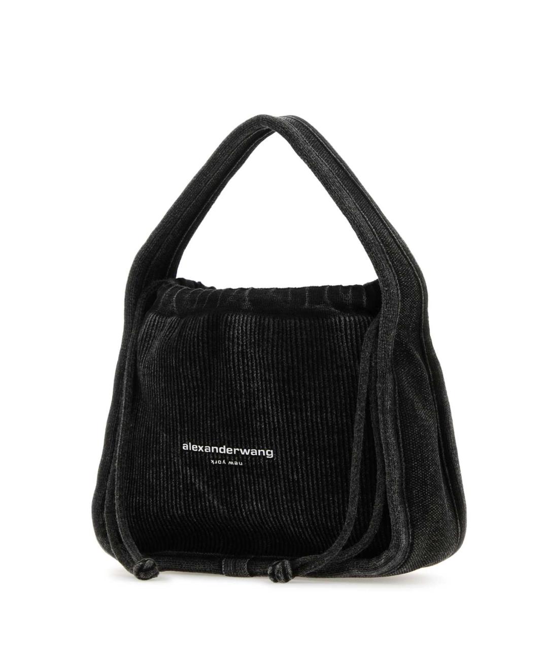 ALEXANDER WANG Серая синтетическая сумка с короткими ручками, фото 2
