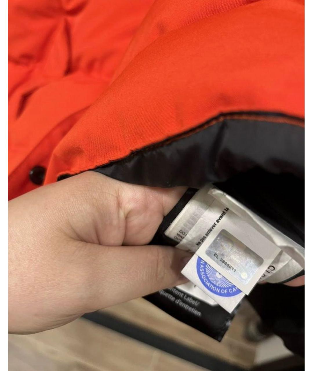 CANADA GOOSE Оранжевый жилет, фото 3