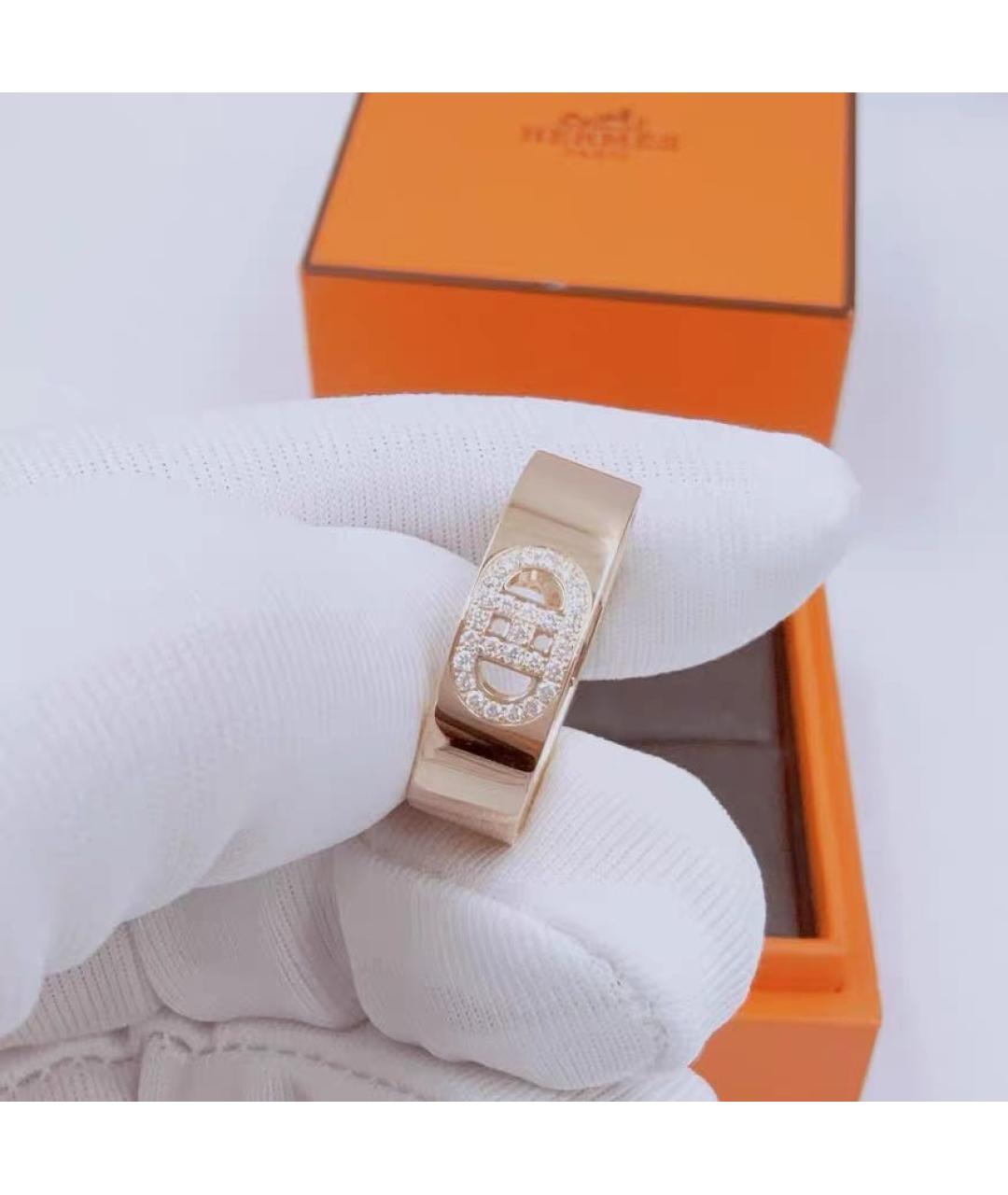 HERMES Розовое кольцо из розового золота, фото 3