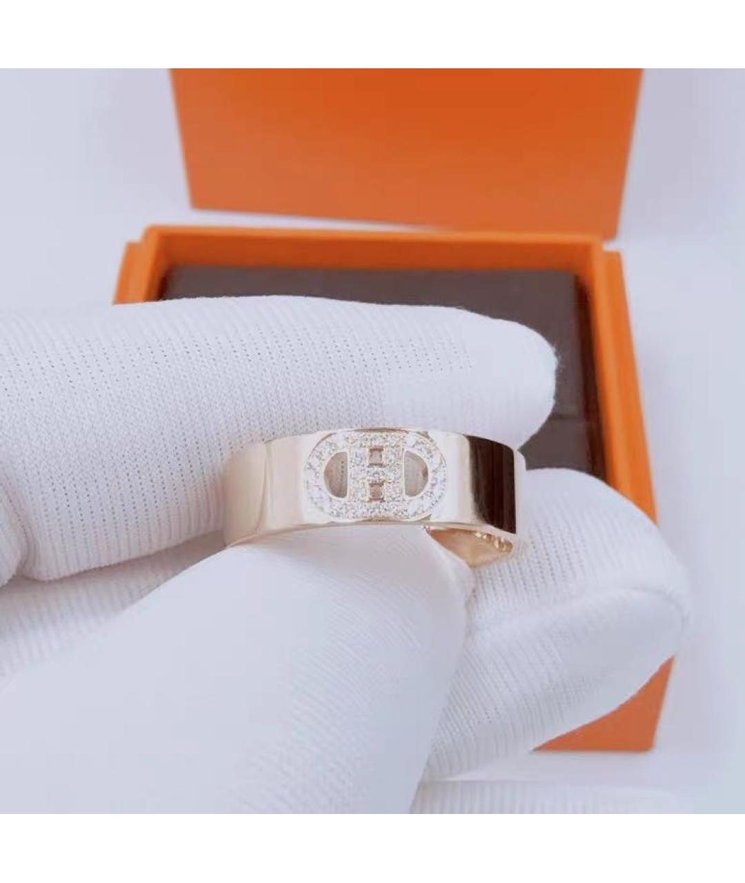 HERMES Розовое кольцо из розового золота, фото 2