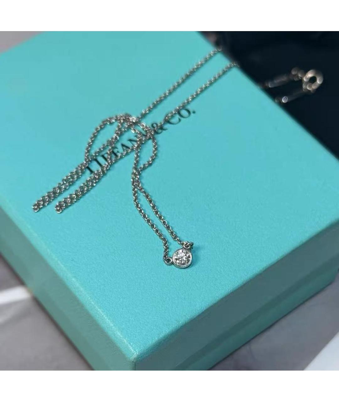 TIFFANY&CO Белое платиновое колье, фото 5