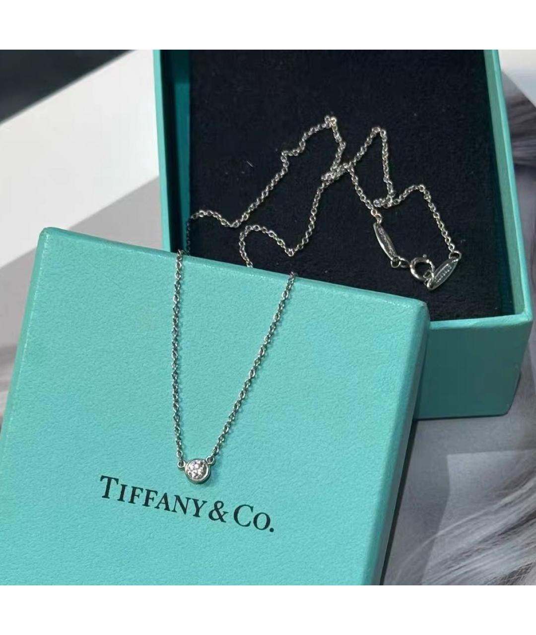 TIFFANY&CO Белое платиновое колье, фото 4
