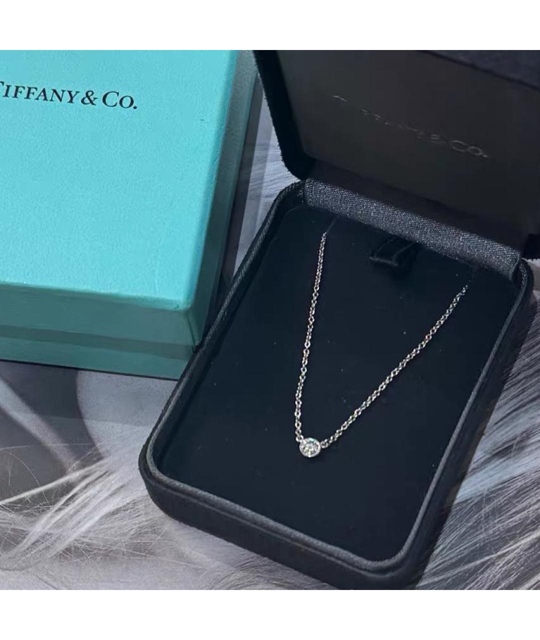 TIFFANY&CO Белое платиновое колье, фото 3