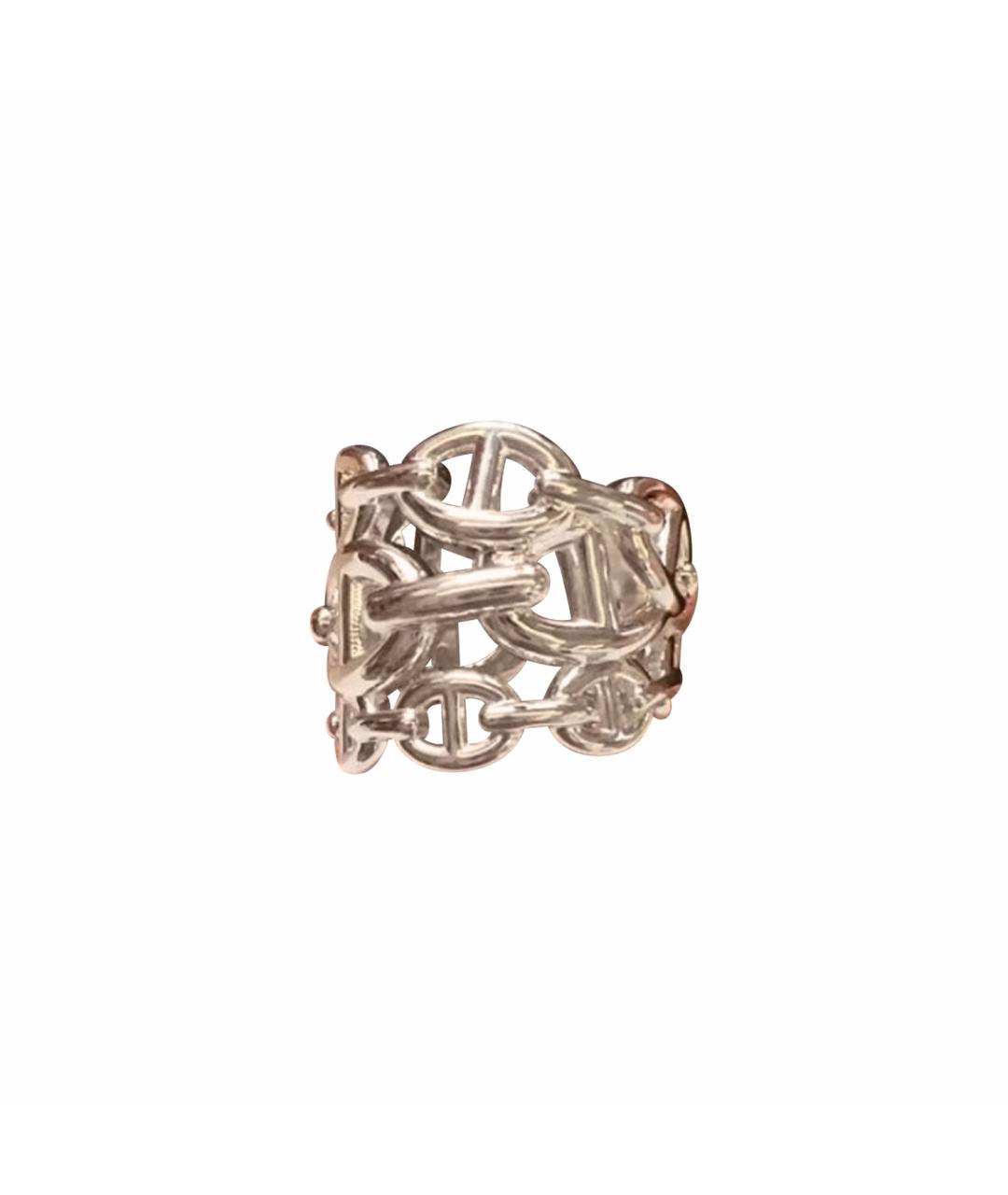 HERMES Серебряное серебряное кольцо, фото 1