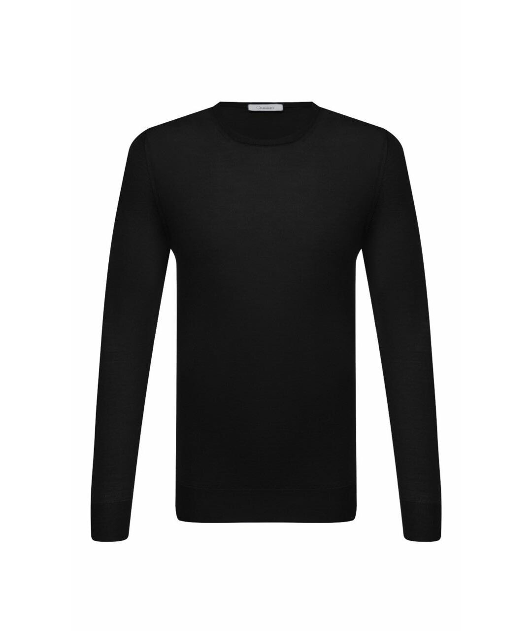 CRUCIANI Черный шерстяной джемпер / свитер, фото 1