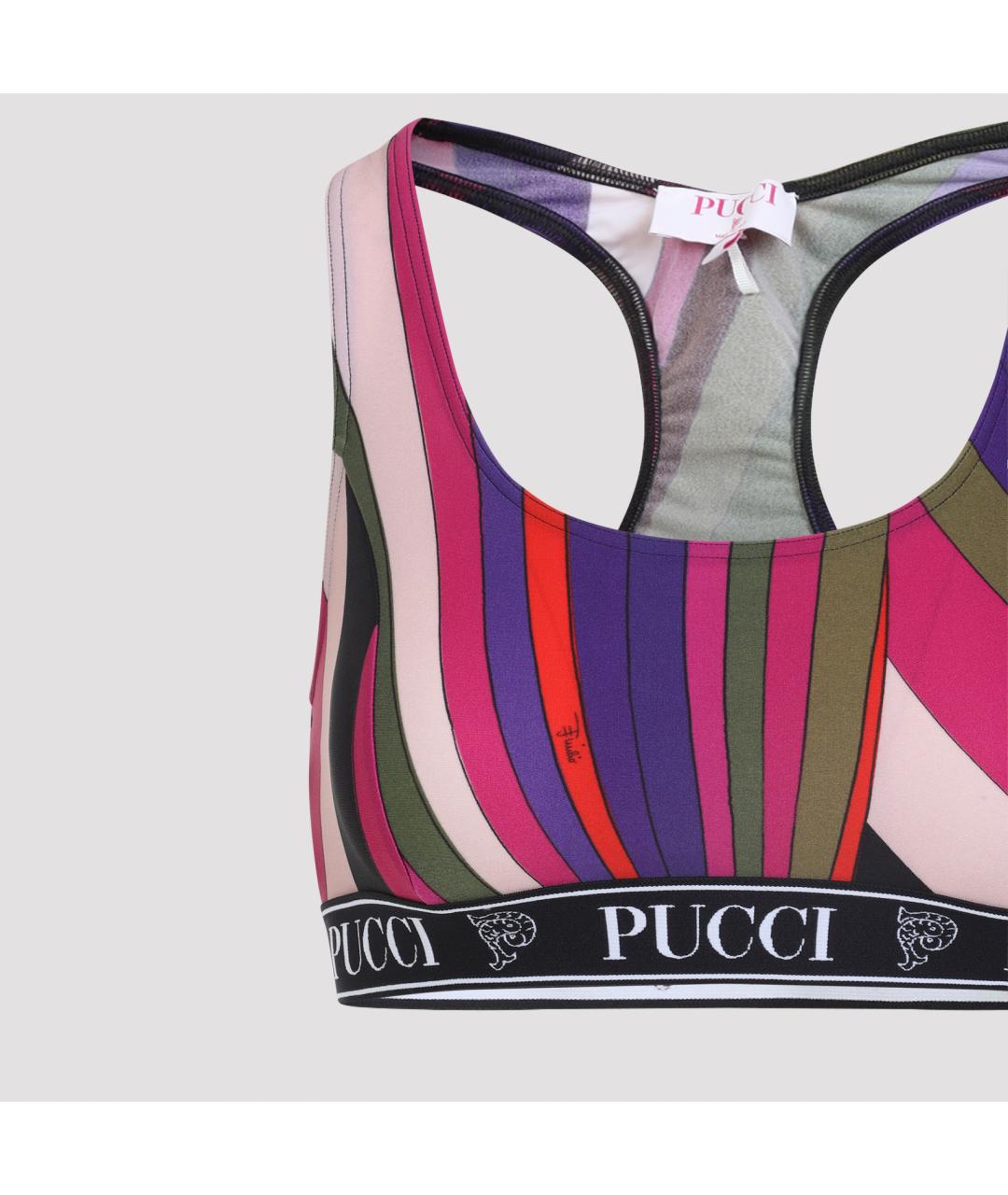PUCCI Мульти полиамидовая майка, фото 4