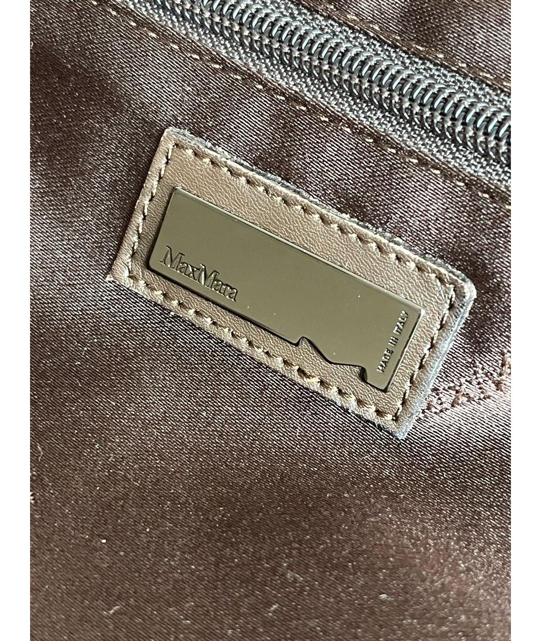 MAX MARA Коричневая сумка тоут, фото 8