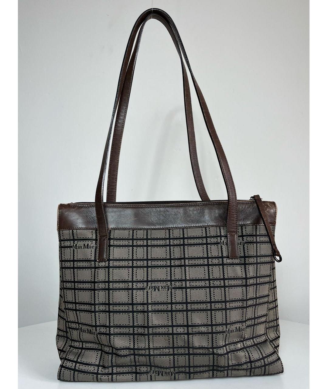 MAX MARA Коричневая сумка тоут, фото 9