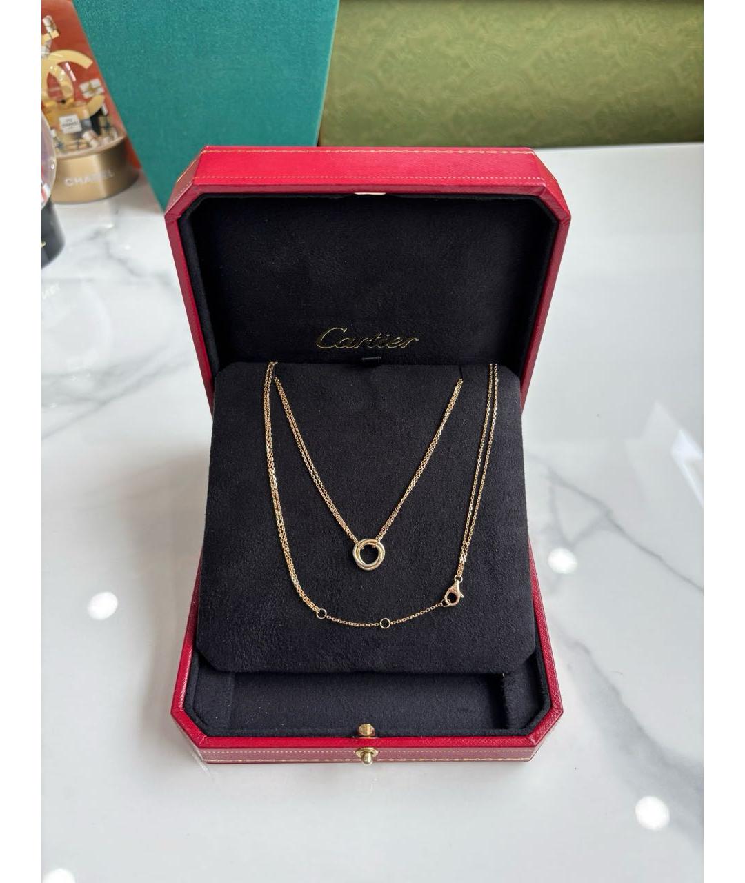 CARTIER Мульти колье из розового золота, фото 2