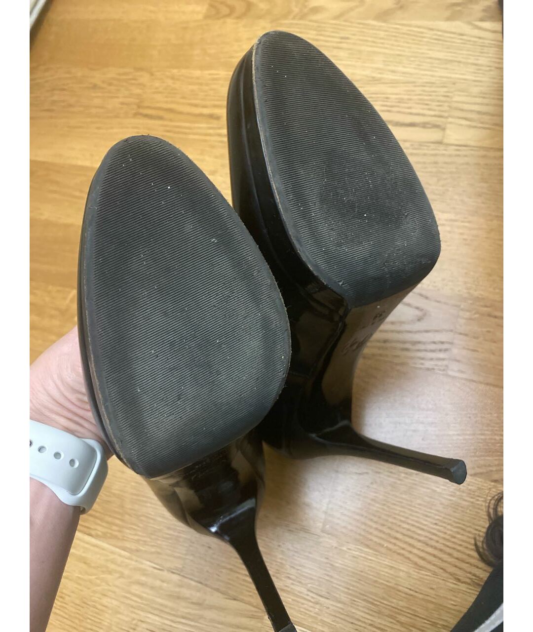 NANDO MUZI Черные туфли из лакированной кожи, фото 6