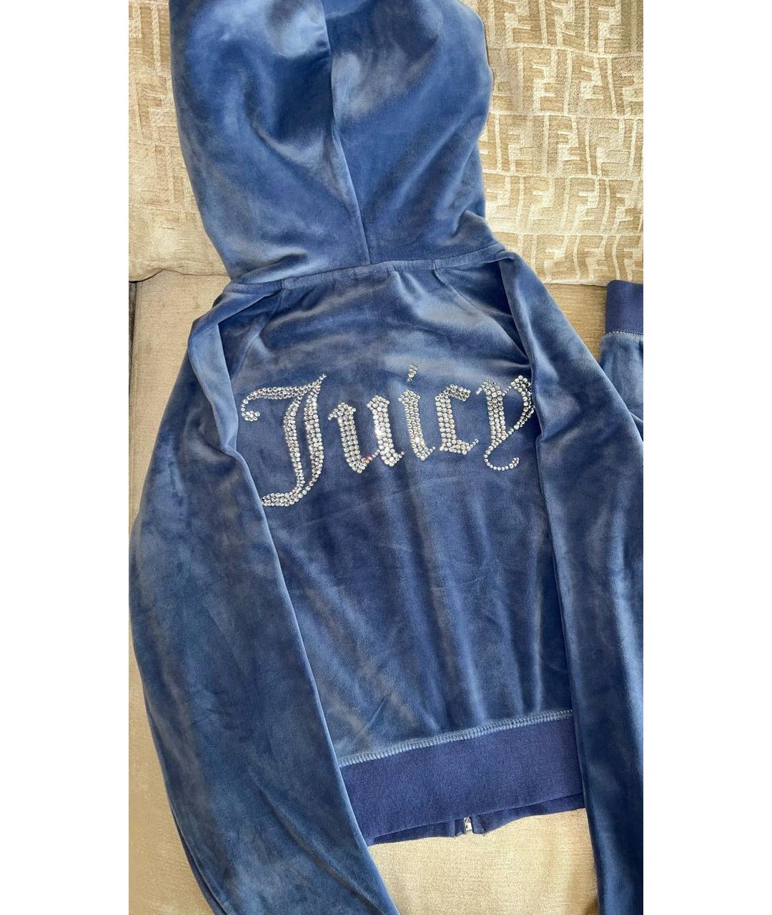 JUICY COUTURE Синий полиэстеровый спортивные костюмы, фото 3