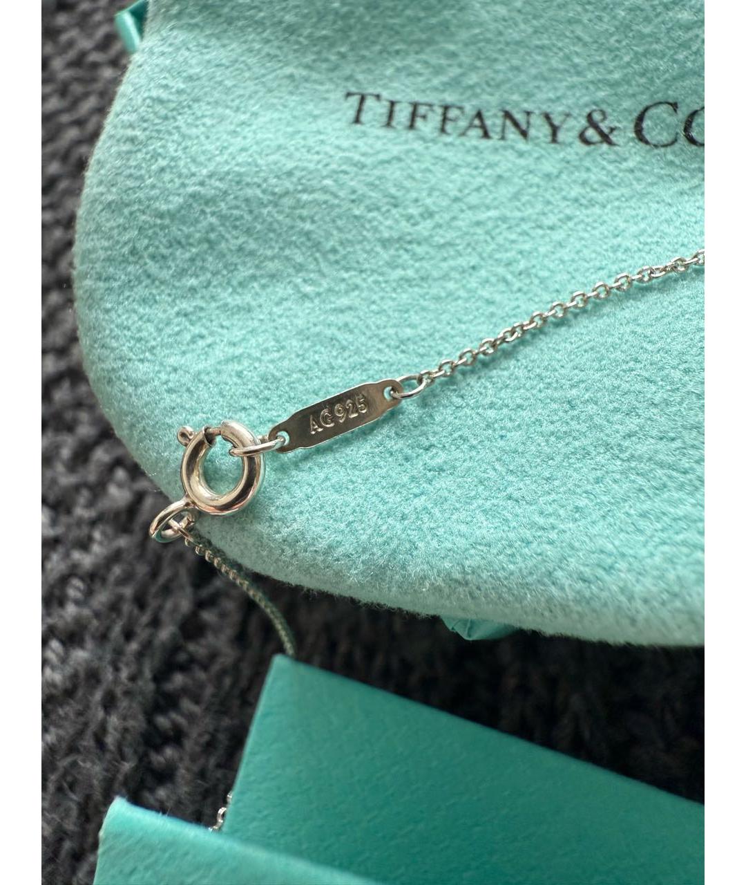 TIFFANY&CO Розовое серебряное колье, фото 5