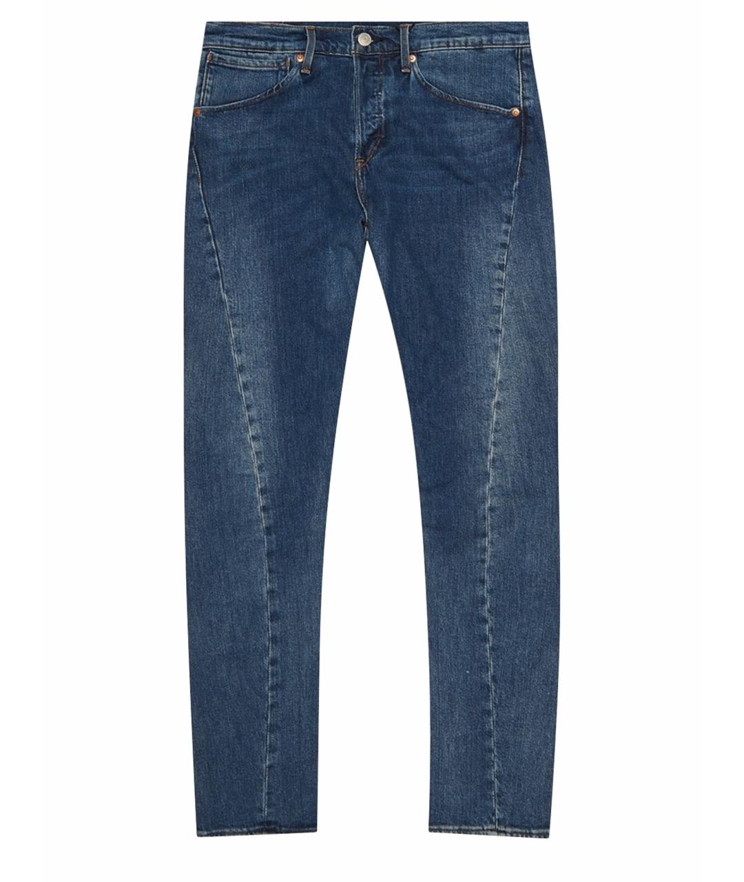 LEVI'S Синие хлопко-эластановые джинсы скинни, фото 1