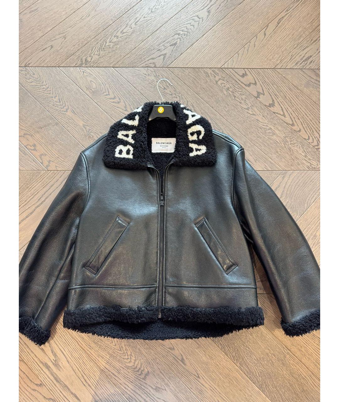 BALENCIAGA Черная меховая дубленка, фото 5