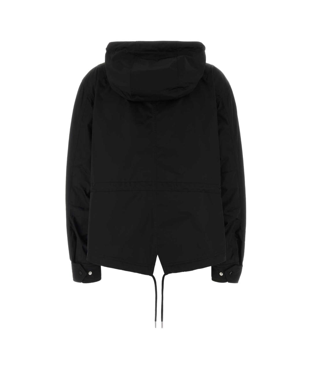 MONCLER Черная полиэстеровая куртка, фото 2