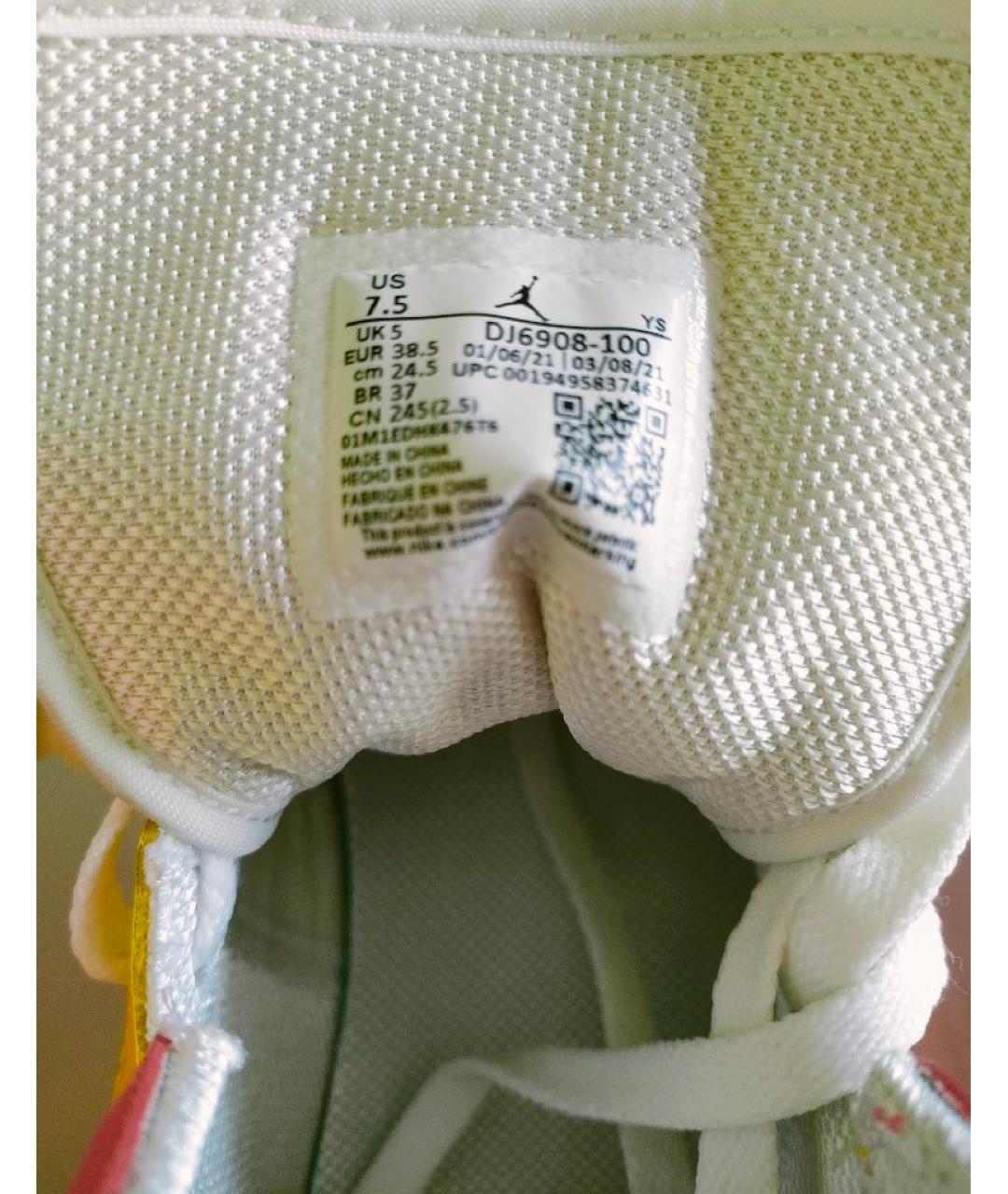 JORDAN Мульти кожаные кроссовки, фото 6