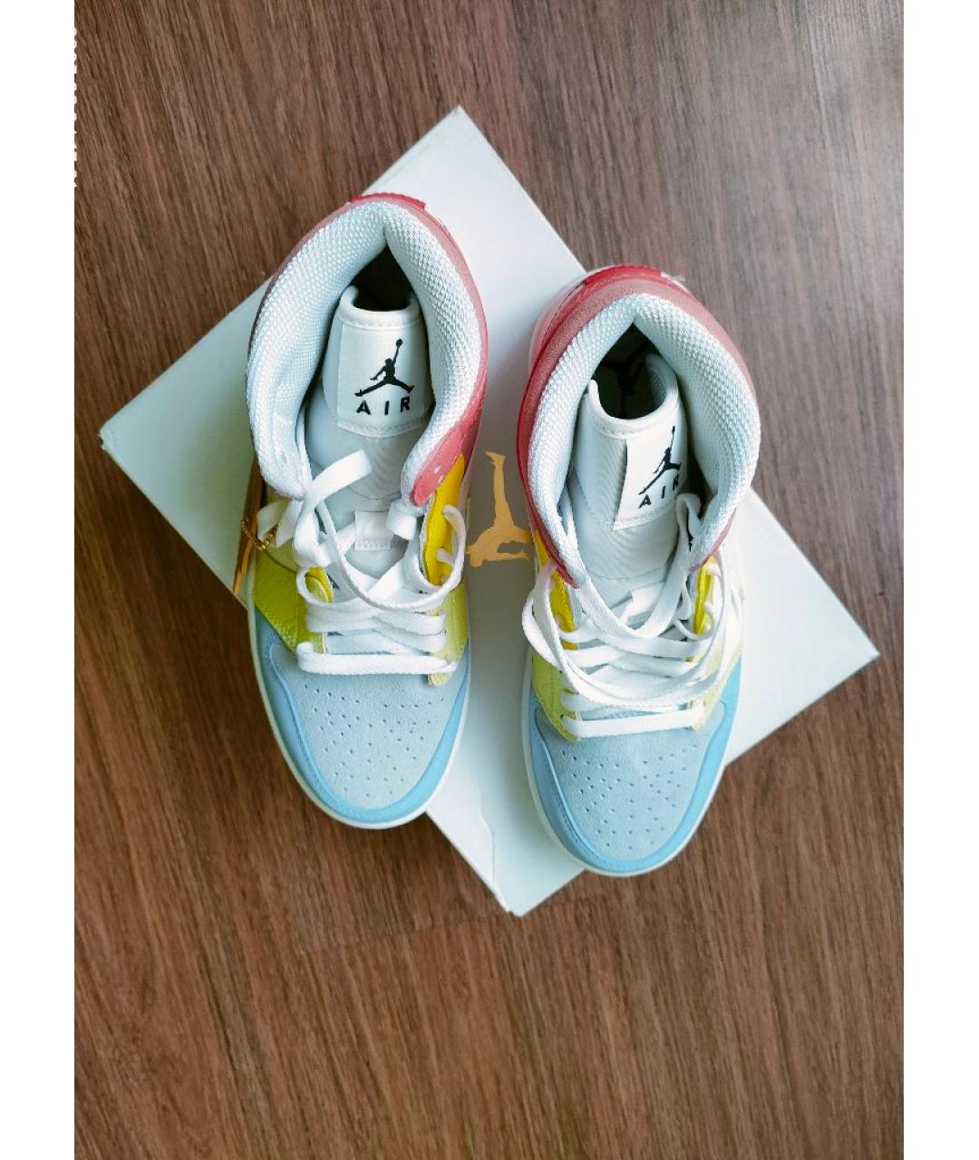 JORDAN Мульти кожаные кроссовки, фото 2