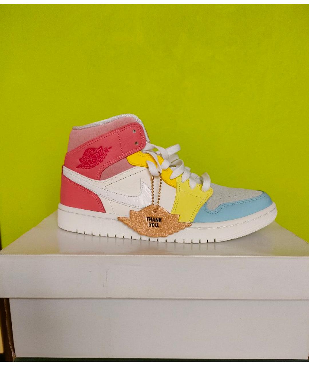 JORDAN Мульти кожаные кроссовки, фото 7