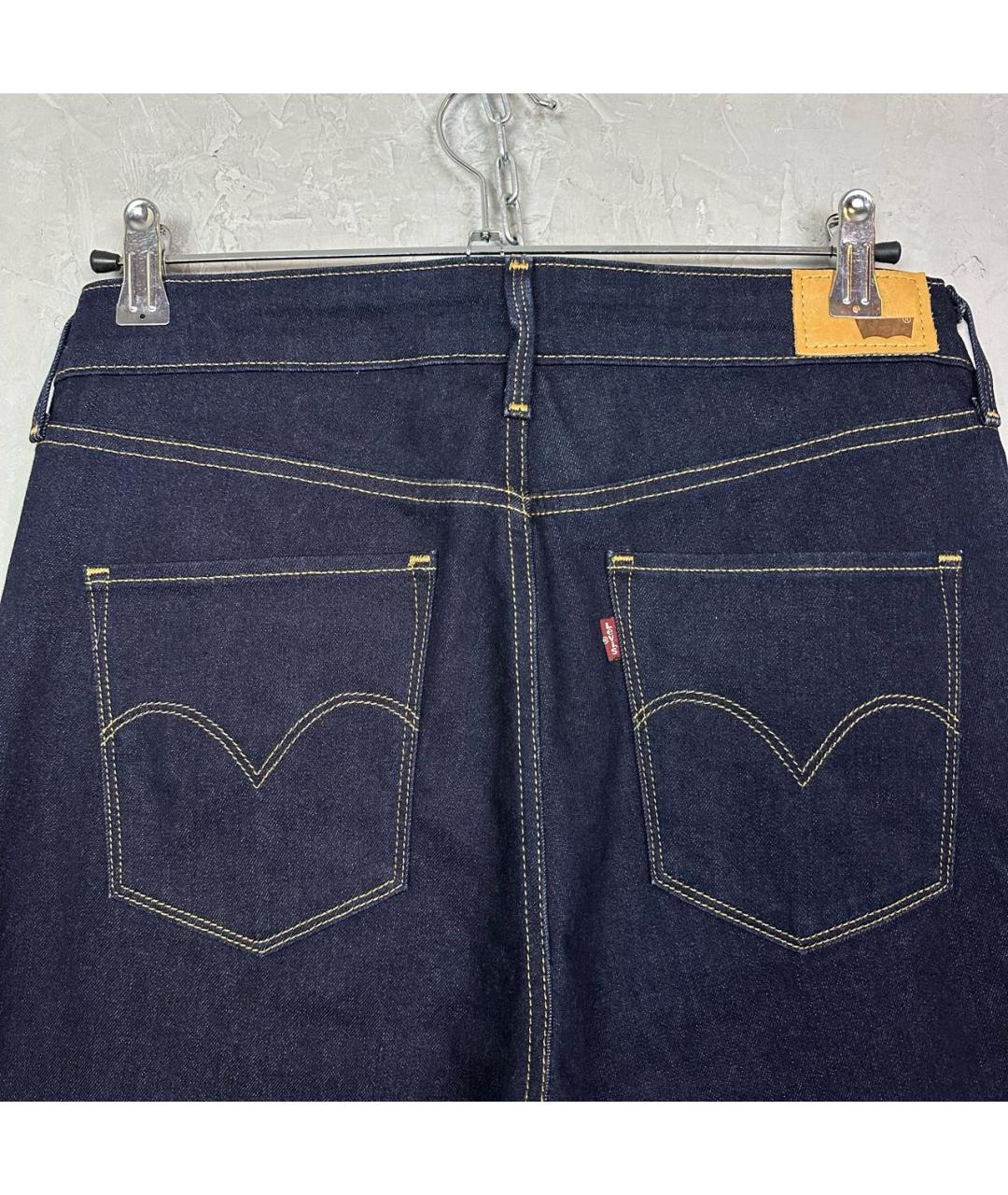 LEVI'S Темно-синие хлопко-эластановые джинсы слим, фото 3