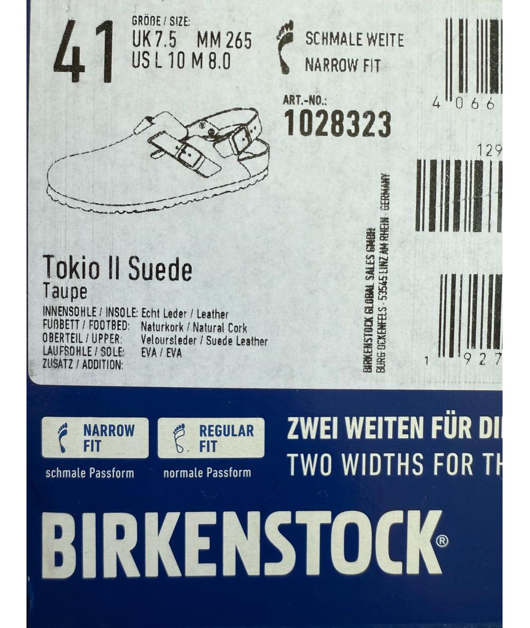 BIRKENSTOCK Замшевые сандалии, фото 7