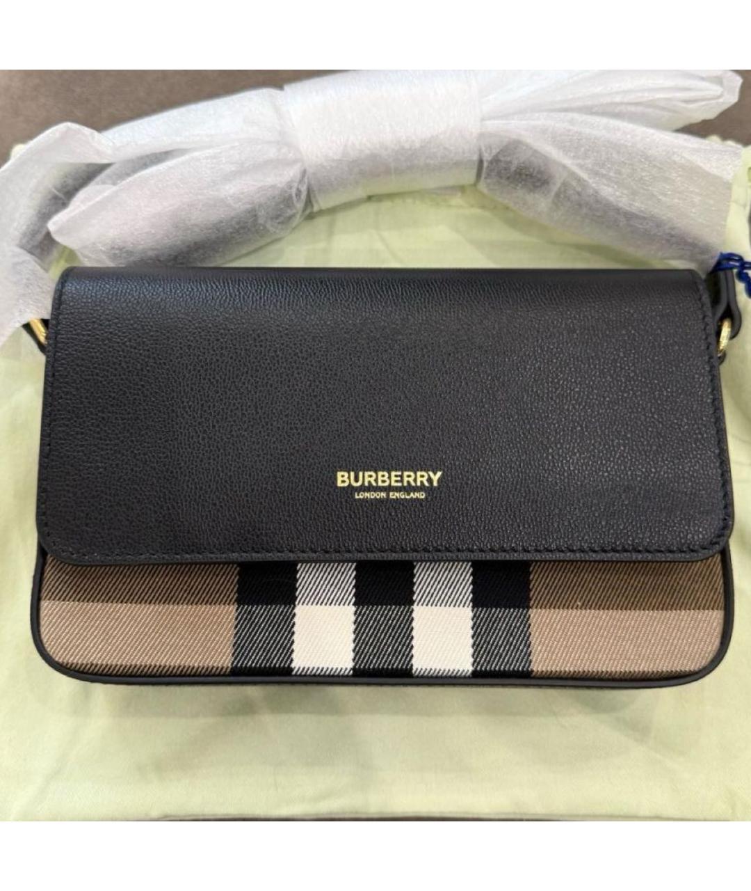 BURBERRY Кожаная сумка тоут, фото 2