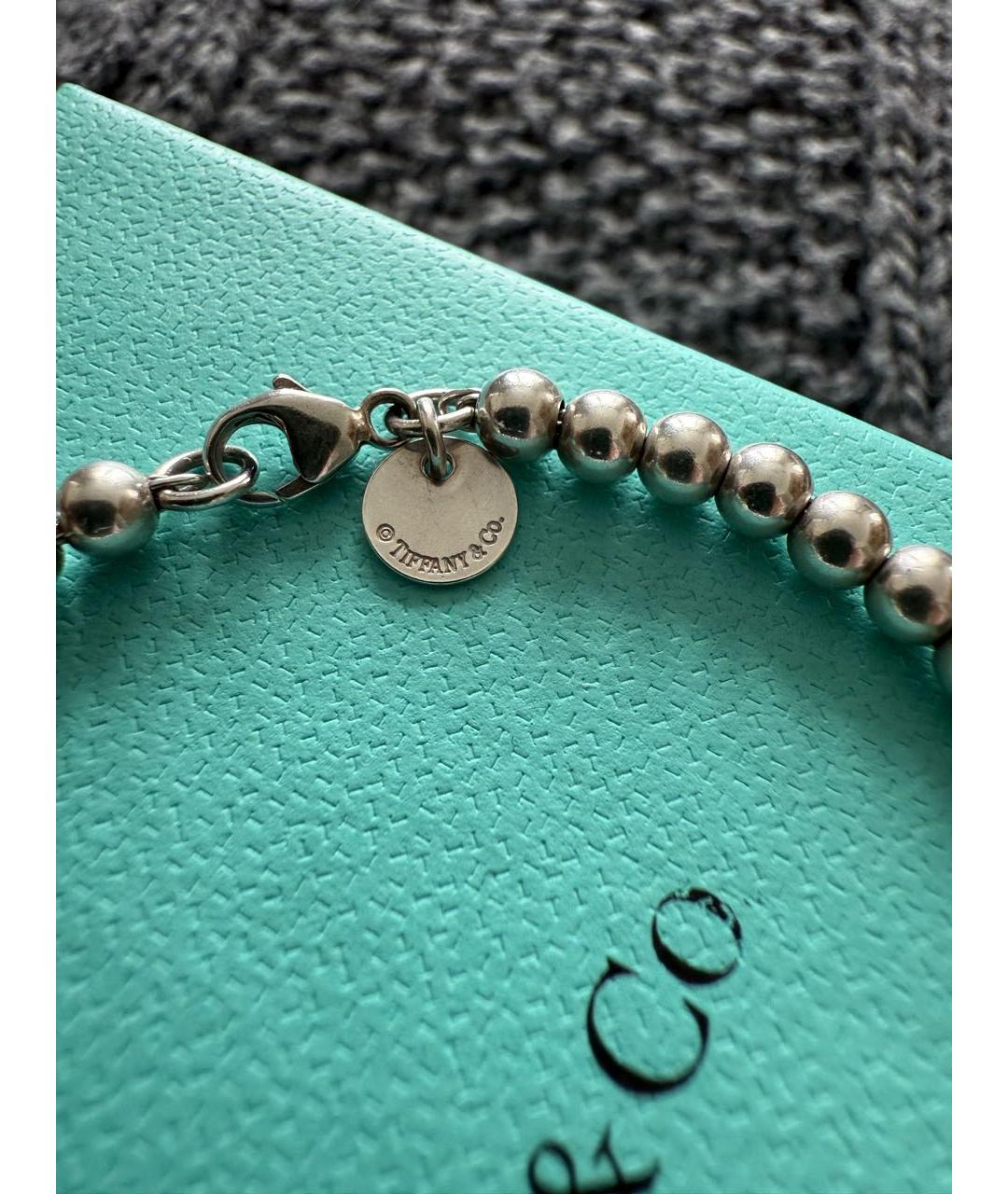 TIFFANY&CO Розовый серебряный браслет, фото 4