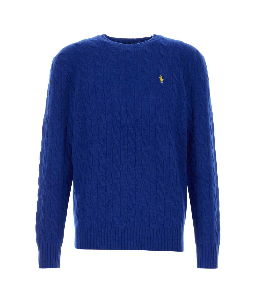 POLO RALPH LAUREN Синий кашемировый джемпер / свитер, фото 1