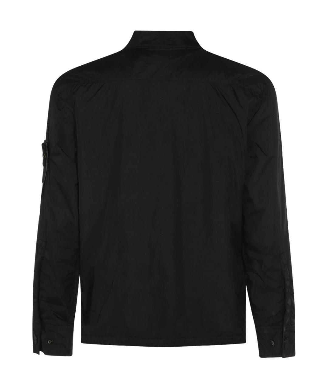 STONE ISLAND Черная полиамидовая куртка, фото 4