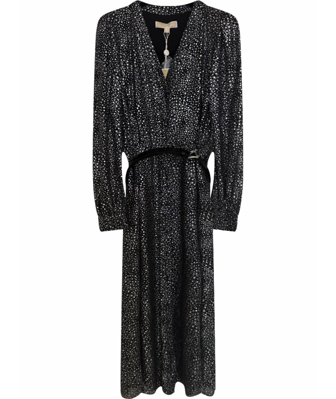 MICHAEL MICHAEL KORS Черное полиэстеровое коктейльное платье, фото 1